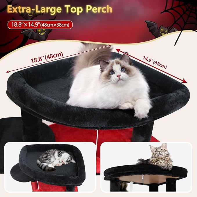 Globlazer Gothic Corner Cat Tree Tower - Image 3