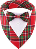ADOGGYGO Christmas Dog Tuxedo Bandana, Adjustable Christmas Costume by ADOGGYGO