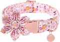 Halloween Dog Collar With Flower, Fancy Bowtie Gift by UPURARAPUP