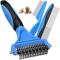 3PCS Pet Grooming Rake & Metal Comb & Flea Comb by Unknown