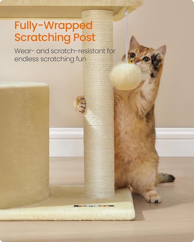 Feandrea Cat Tree, Small Cat Tower - Image 4