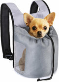 Dog Front Carrier Backpack, Ventilated Mesh Puppy Back Pack by NALIYOUHU