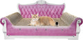 Luxury Cardboard Cat Scratcher Sofa Bed, Couch Shaped Scratching Board by INRLKIT