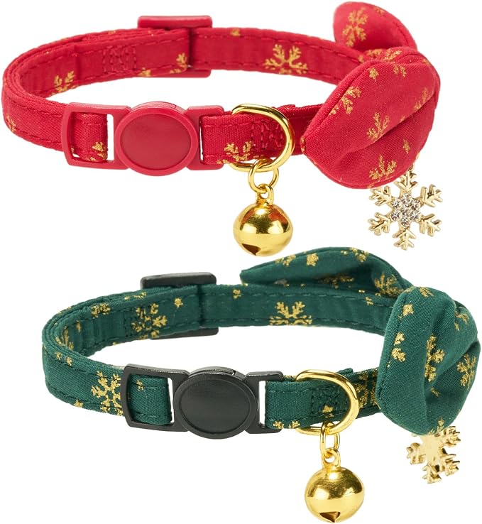 2 Pack Christmas Cat Collar - Image 8
