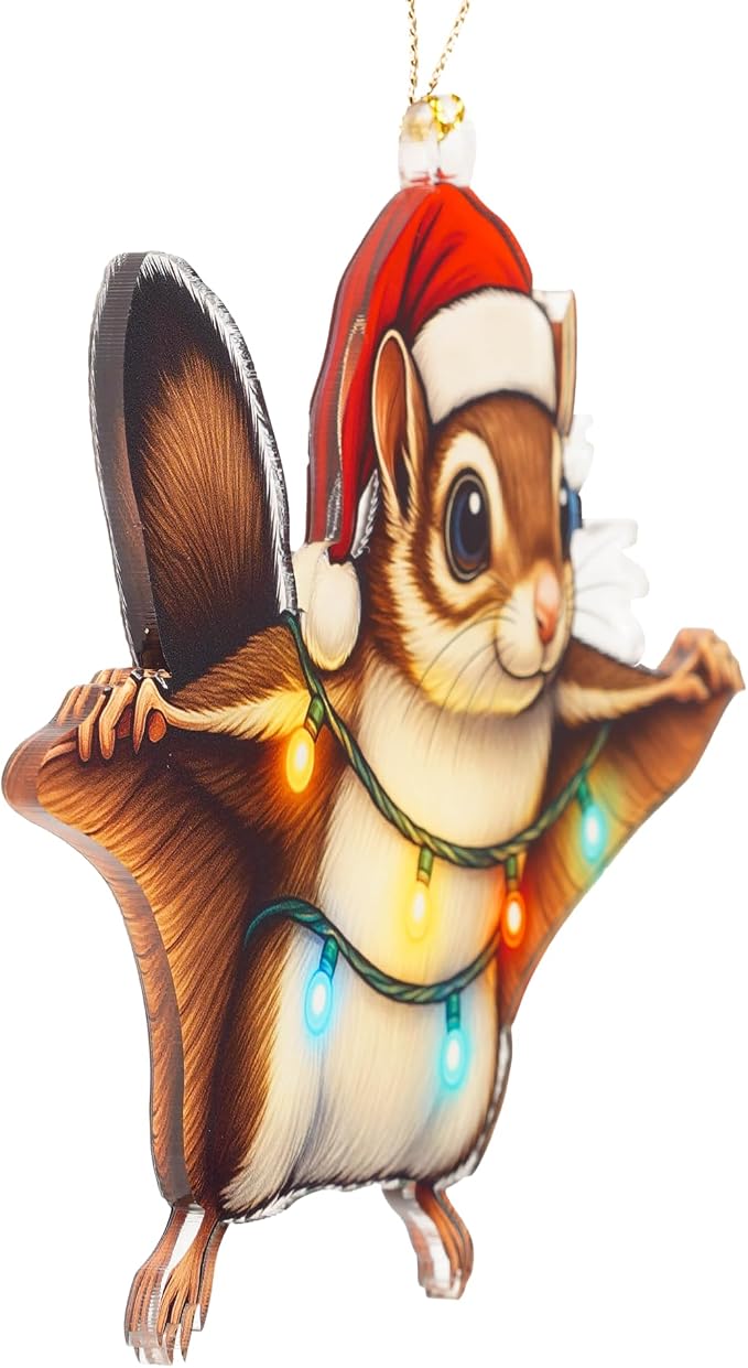 Cute Squirrel Ornaments for Christmas Tree, Squirrel Gifts for Women, Funny - Image 4