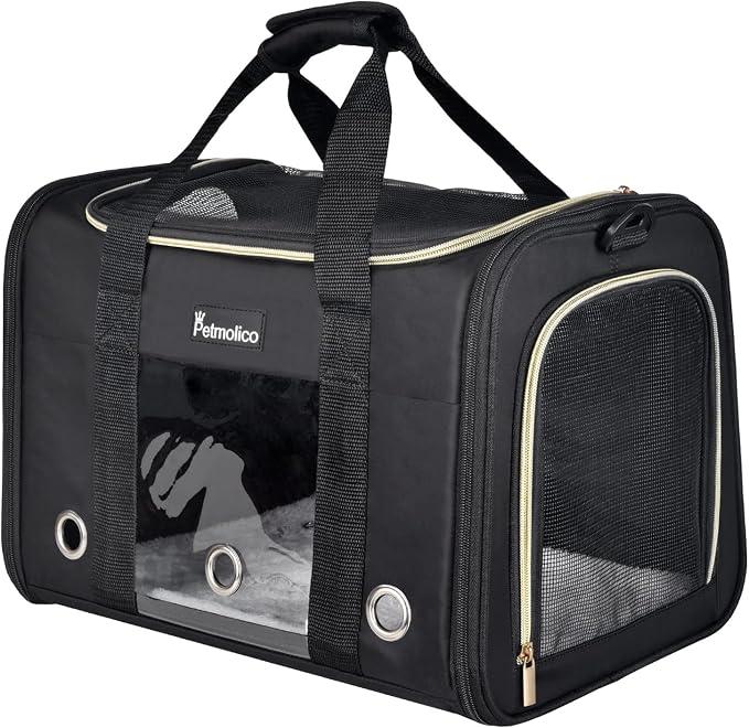 Petmolico Cat Carrier Soft-Sided Pet Bag by Petmolico