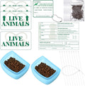 Eaasty 23 Pcs Pet Airline Travel Kit Kennel Travel Kit, Includes 4 Live Animal by Eaasty