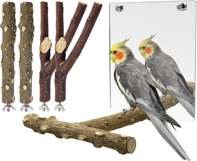 BNOSDM 5PCS Bird Perches Stand by BNOSDM