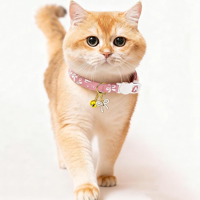 2 Pack Cotton Breakaway Cat Collars Set - Image 5