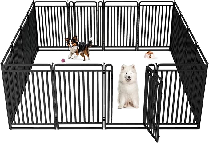 New Thickened Version Dog Playpen, 40 Inch Dog Fences by XDPET