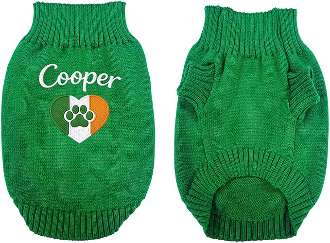 Personalized Dog Sweater, Custom Knit Sweater - Image 2