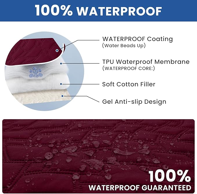 Waterproof Dog Bed Cover, Non-Slip Dog Blanket - Image 2