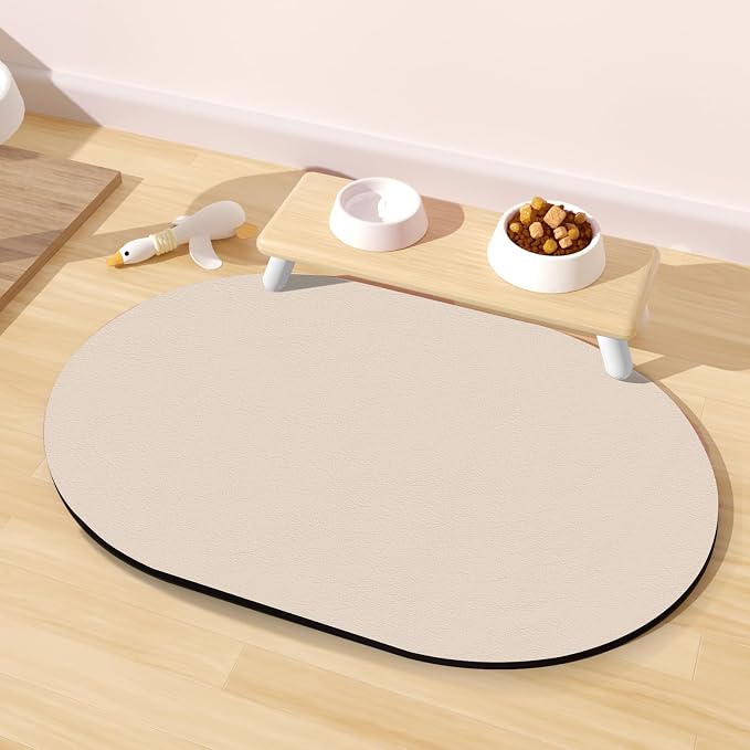 Large Pet Feeding Mat – 28''x17'' Absorbent Dog Mat by METEOROCK
