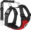 SlowTon Dog Seat Belt Harness for Car, Dog Car Harness Adjustable Mesh by SlowTon