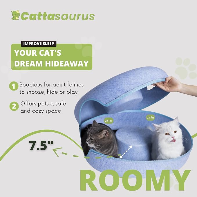 Cattasaurus Peekaboo Cat Cave Donut - Image 5