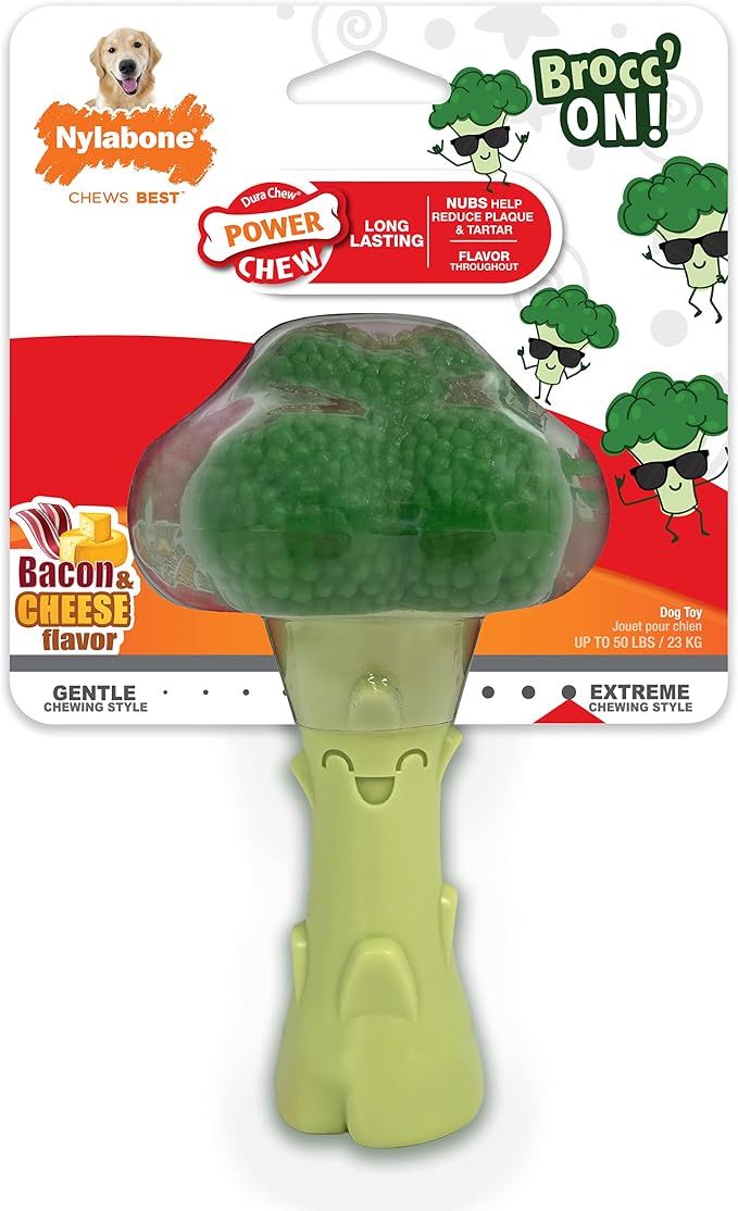 Nylabone Broccoli Power Chew Toy - Image 11