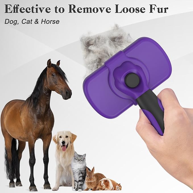 Self Cleaning Cat & Dog Grooming Brush - Image 6