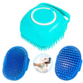 Dog Grooming Brush, Lilpep Pet Shampoo Bath Brush Soothing Massage Rubber Comb by PetSupplies