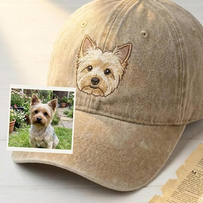 Custom Pet Embroidered Hat - Image 2
