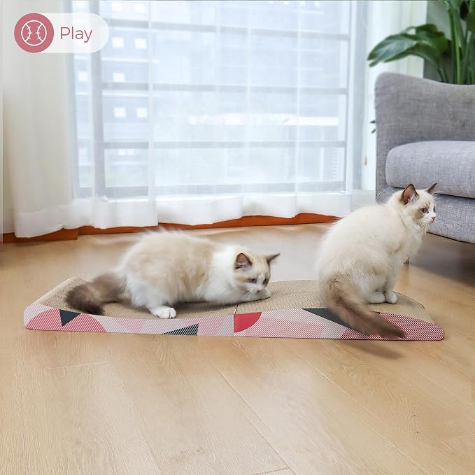 ComSaf Cat Scratcher Carboard Pad 32"x10", Large Cat Scratcher Bed - Image 7