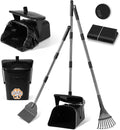 Stainless Steel Dog Pooper Scooper, Rake and Spade, 20 Waste Bags & Hook by Ulugt