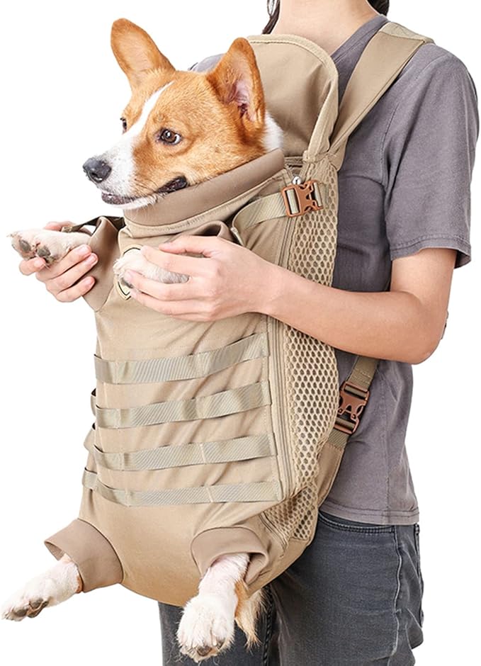 FLAdorepet Dog Carrier Tactical Backpack by FLAdorepet