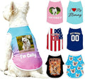 Custom Dog Shirt with Name Photo Text Logo Personalized Dog Pullover Shirts by Unknown