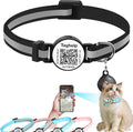 Reflective Kitten Collars with Bell, Cat Collar Breakaway with QR Code Name Tag by Taghelp