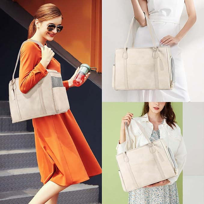 Stylish Dog Purse Carrier, Leather Pet Carrier Bag - Image 6