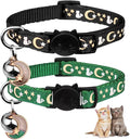 2PCS Breakaway Cat Collars by Baeuppit