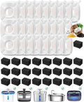 50 Pcs Cat Water Fountain Filters by Beckacher