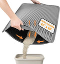 Cat Litter Mat, Upgrade Super Waterproof Back Layer Litter Box Mat, Non Slip by Conlun