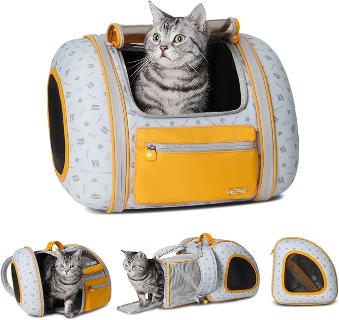 Cat and Dog Backpack Carrier, Foldable Breathable Pet Carrier Backpack by Unknown