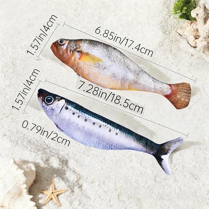 Realistic Floppy Fish Cat Toy - Image 3