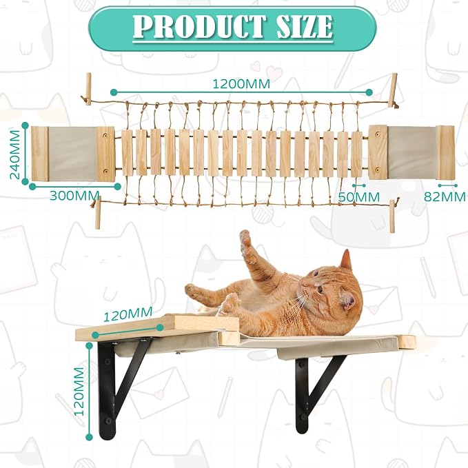 Calmbee Cat Wall Shelves - Image 2