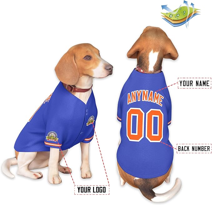 Custom Dog Baseball Jersey - Image 3