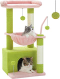 PEQULTI 4-in-1 Multi-Level Cat Tower, Scratching Post by PEQULTI