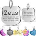Anavia Personalized Pet ID Tags, Stainless Steel Glossy Laser Engraved Dog Cat by Anavia