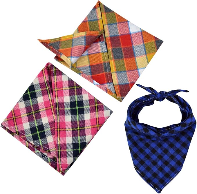 15pcs Dog Bandanas, Dog Scarf Kerchief Bibs Washable Girl Boy Dogs Bandanas Set - Image 5