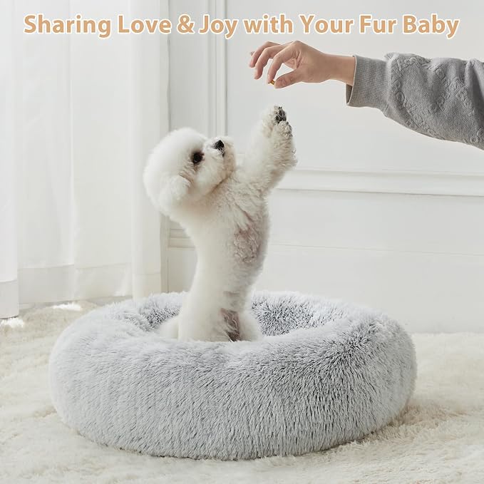 WNPETHOME Donut Dog Beds Large Sized Dog, Anti-Anxiety Caming Large Pet Bed - Image 5