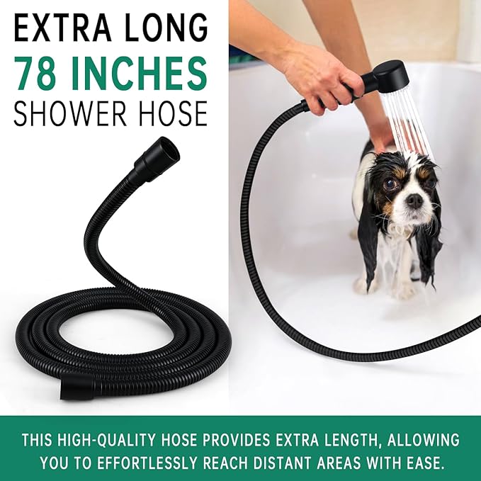 3 Mode Dog Shower Attachment, High Pressure Handheld Sprayer - Image 6