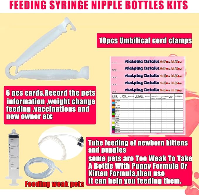 kewen Puppy Kitten Whelping Supplies, Whelping kit - Image 4