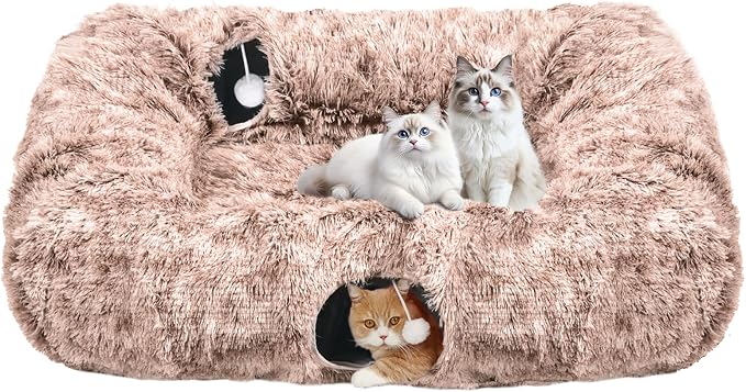 Extra Large Cat Tunnel Bed, 4 Ways Tunnels by Unknown
