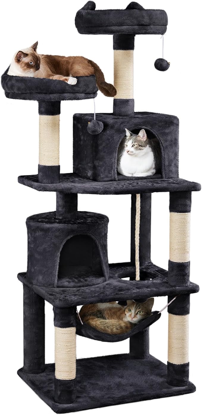 Yaheetech 62.5inches Cat Tree Cat Tower Cat Condo by Yaheetech
