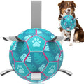 QDAN Dog Toys Soccer Ball, Tug of War Toy, Puppy Birthday Gifts, Water Toy by QDAN
