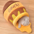 Honey Pot Cat Cave Bed, Soft and Thick Rebound Sponge Pet Nest by Romaneco