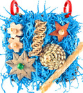 KATUMO Conure Toys, Bird Foraging Toys Parakeet Shredding Grass Mat Hanging Toys by KATUMO