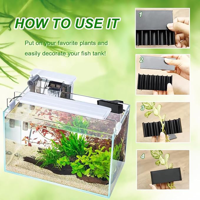 2PC 7 Holes Upgraded Aquarium Plant Holder, Aquatic Plants Cup - Image 4