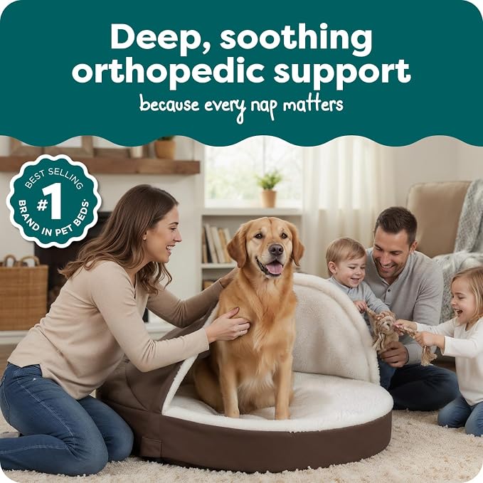 Furhaven 44" Round Orthopedic Dog Bed - Image 2