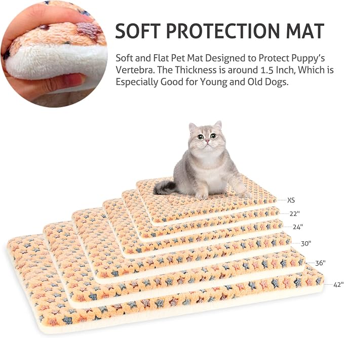 Mora Pets Dog Bed Crate Pad Ultra Soft Pet Bed - Image 6